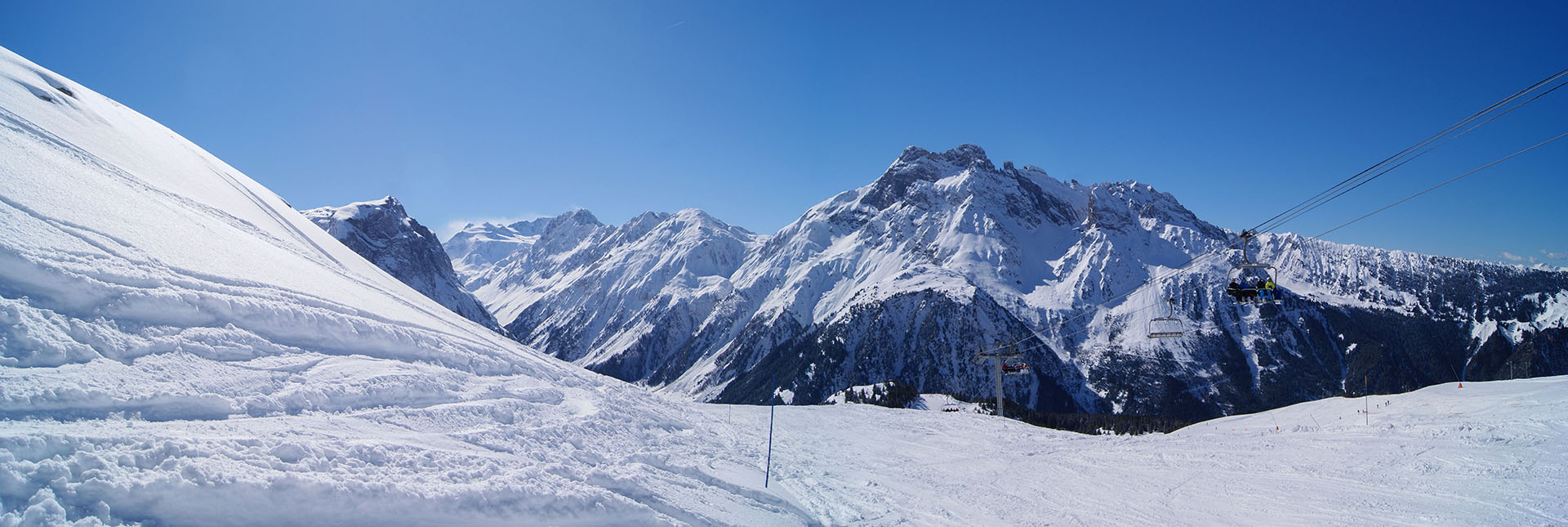 Piste de ski de la station de Pralognan-la-Vanoise