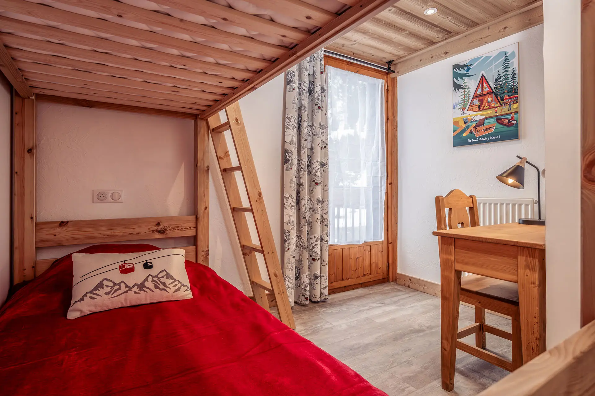 Chambre d'enfant d'un logement de vacances